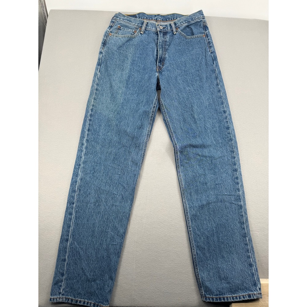 Levis 550 Relaxed Fit Tapered Jeans Mens 34x36 (34x35) Blue Denim Baggy Skater